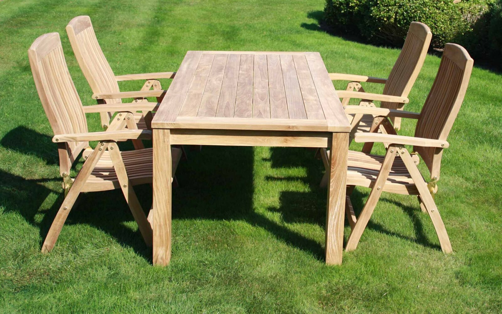 Teak Tuintafel | 200x95x76 - tuintafel200x90