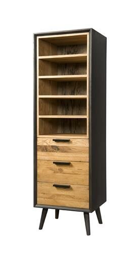 Bresso Boekenkast | 3 Laden | 55x45x174 - TWR-BM0274