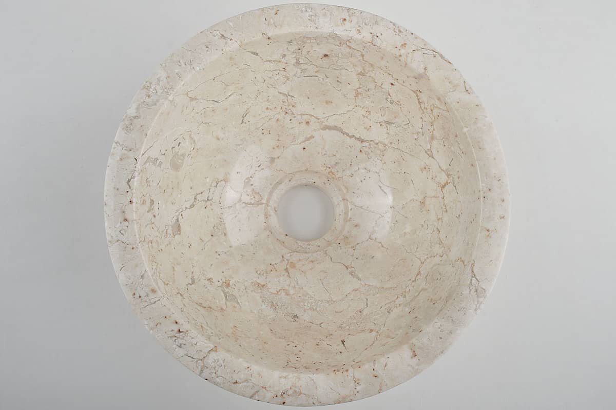 Blanco | Marmeren waskom - 40x15 - SBP-FP-WHITE