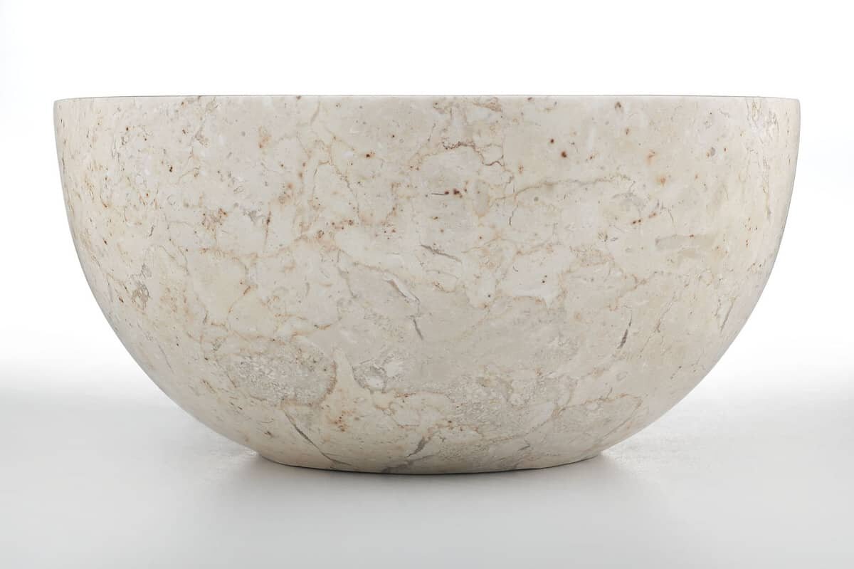 Blanco | Marmeren waskom - 40x15 - SBP-FP-WHITE