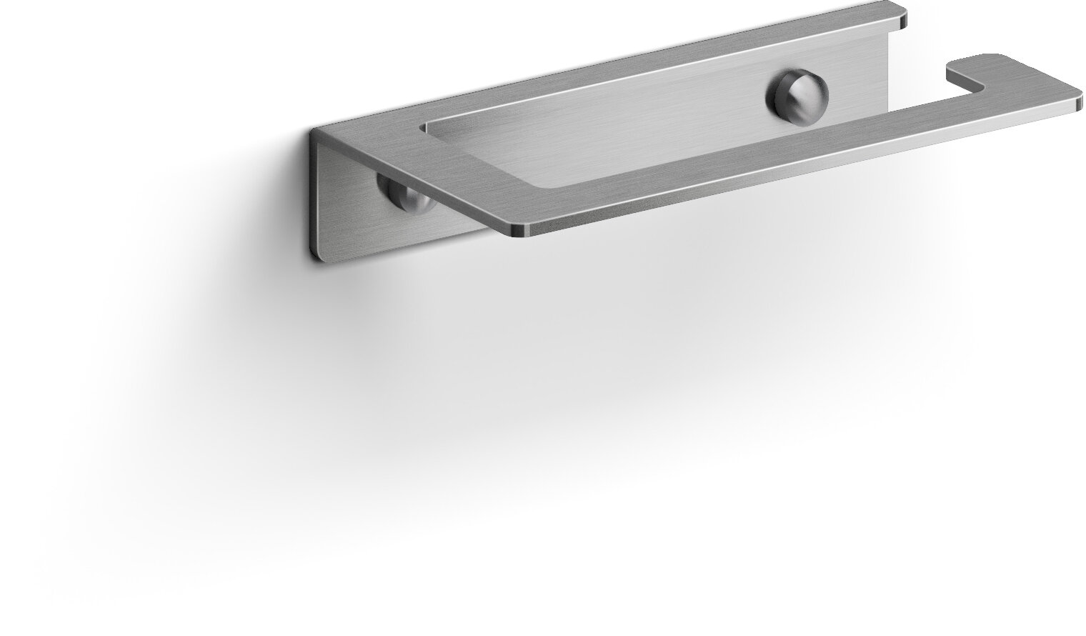 Clou - Fold Toiletrolhouder, Rvs Geborsteld