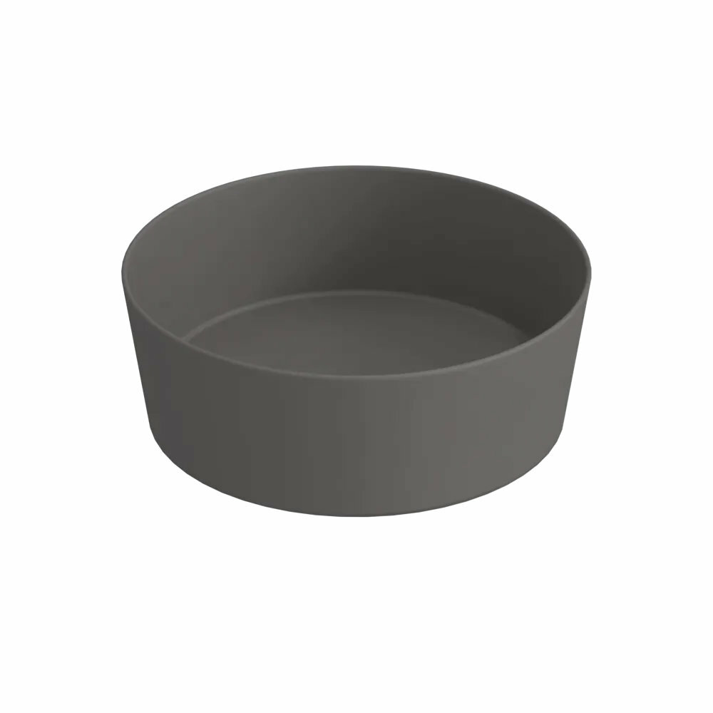 Blinq Couleur opzetwastafel conisch 44cm - antraciet