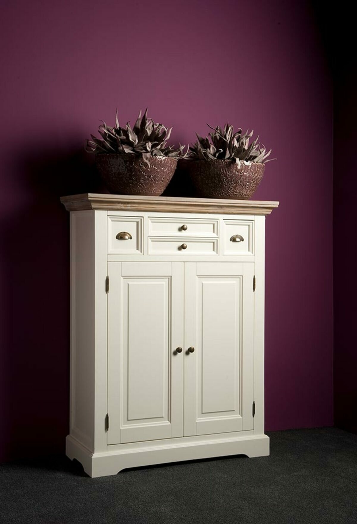 Fleur Meidenkast | Wit | 100x40x128 - TWR-DD0018C