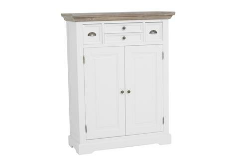 Fleur Meidenkast | Wit | 100x40x128 - TWR-DD0018C