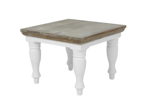 Fleur Bijzettafel | Wit | 60x60x45 - TWR-DD0031C