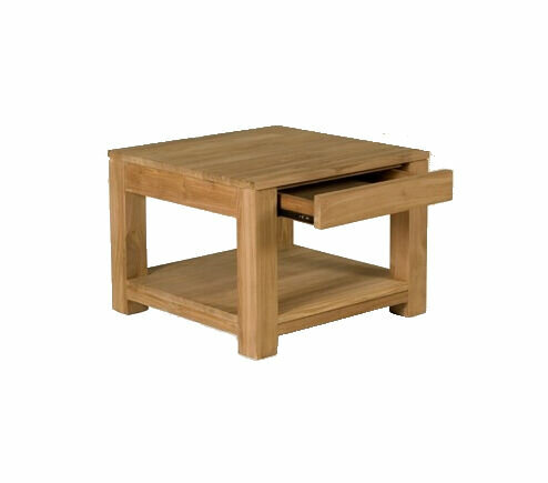 Dico - Teakhouten bijzettafel 60x60x45 - NV06-WT
