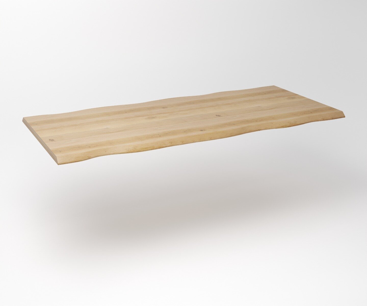 Eiken Boomstam Eettafel | Slab Edged-T Exclusief
