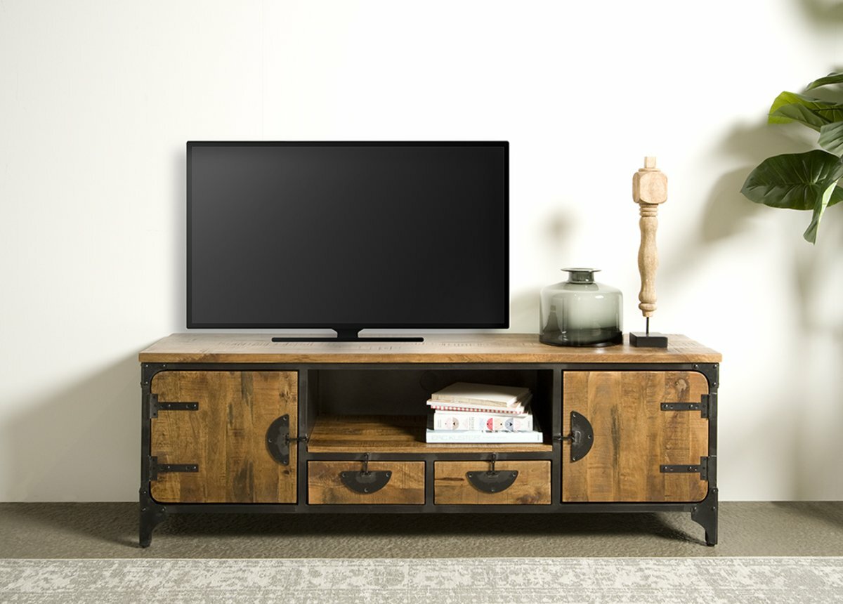 Basto Tv Meubel | 2 Deurs | 2 Laden | 180x40x60 - TWR-IF1083B