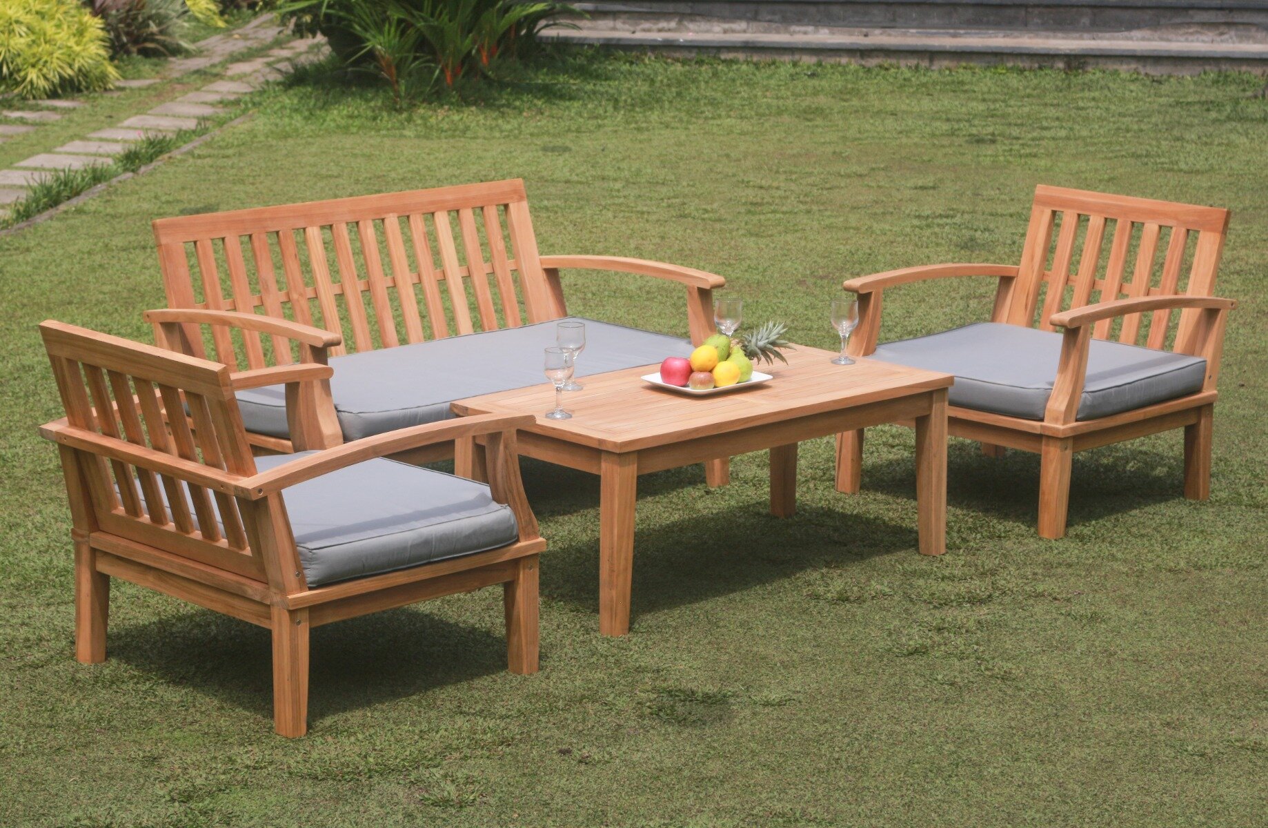 Jakarta Teakhouten Loungeset