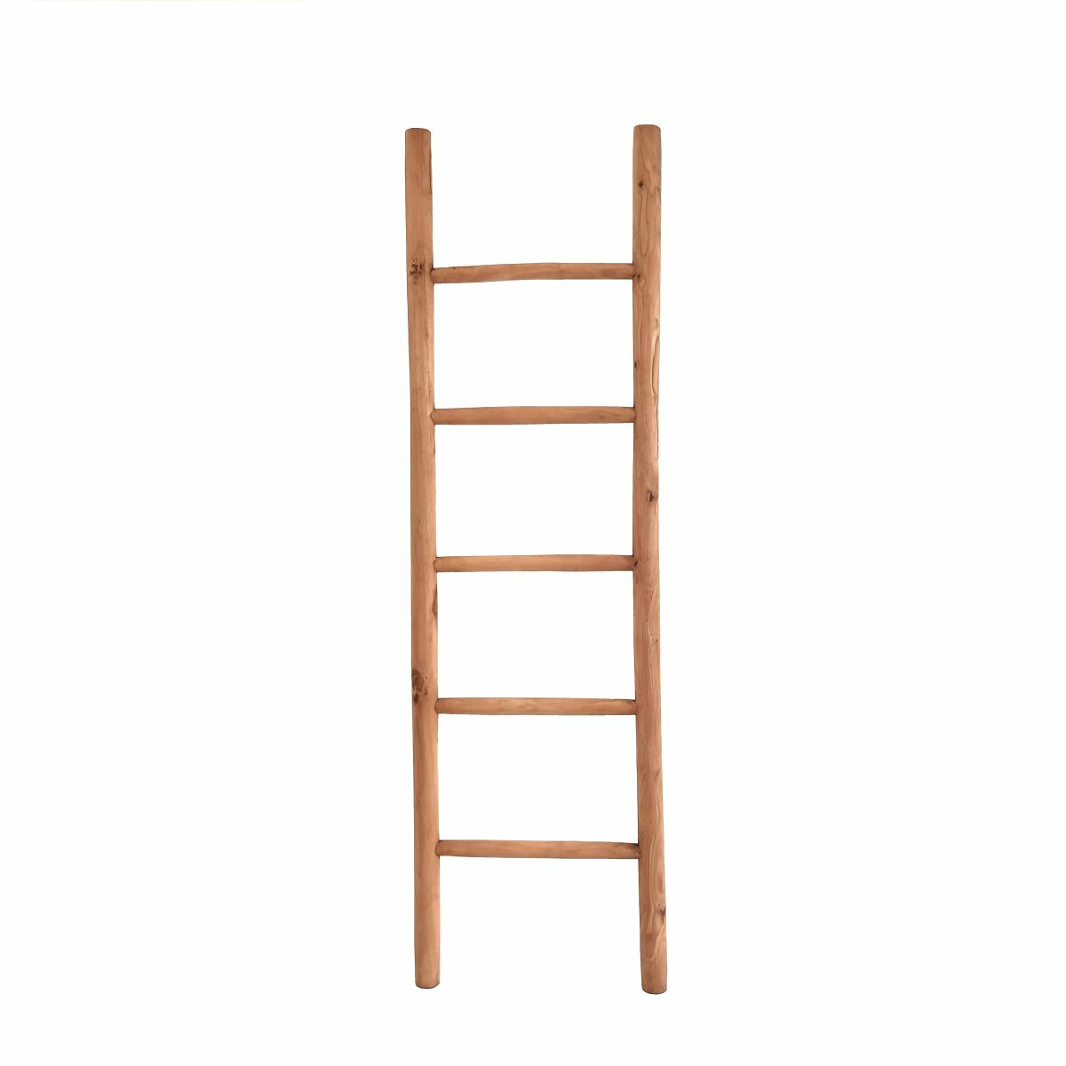 Teakhouten decoratie ladder | Naturel Teak | 50x5x175 - Decoratieladder-Teak-Naturel-175