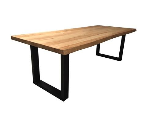 Ultimo Live-edge dining table 200x100 - top 5 - Naturel - TWR-NA0302-N