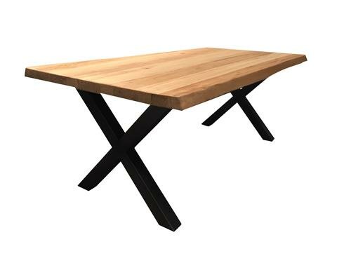 Xara Live-edge dining table 220x100 - top 5 - Naturel - TWR-NA0313-N