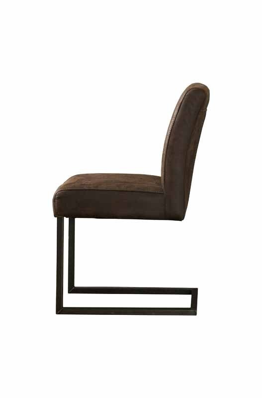 Ferro sidechair | 61x47x88 | Donkerbruin - TWR-Ferro-sc-NC0010