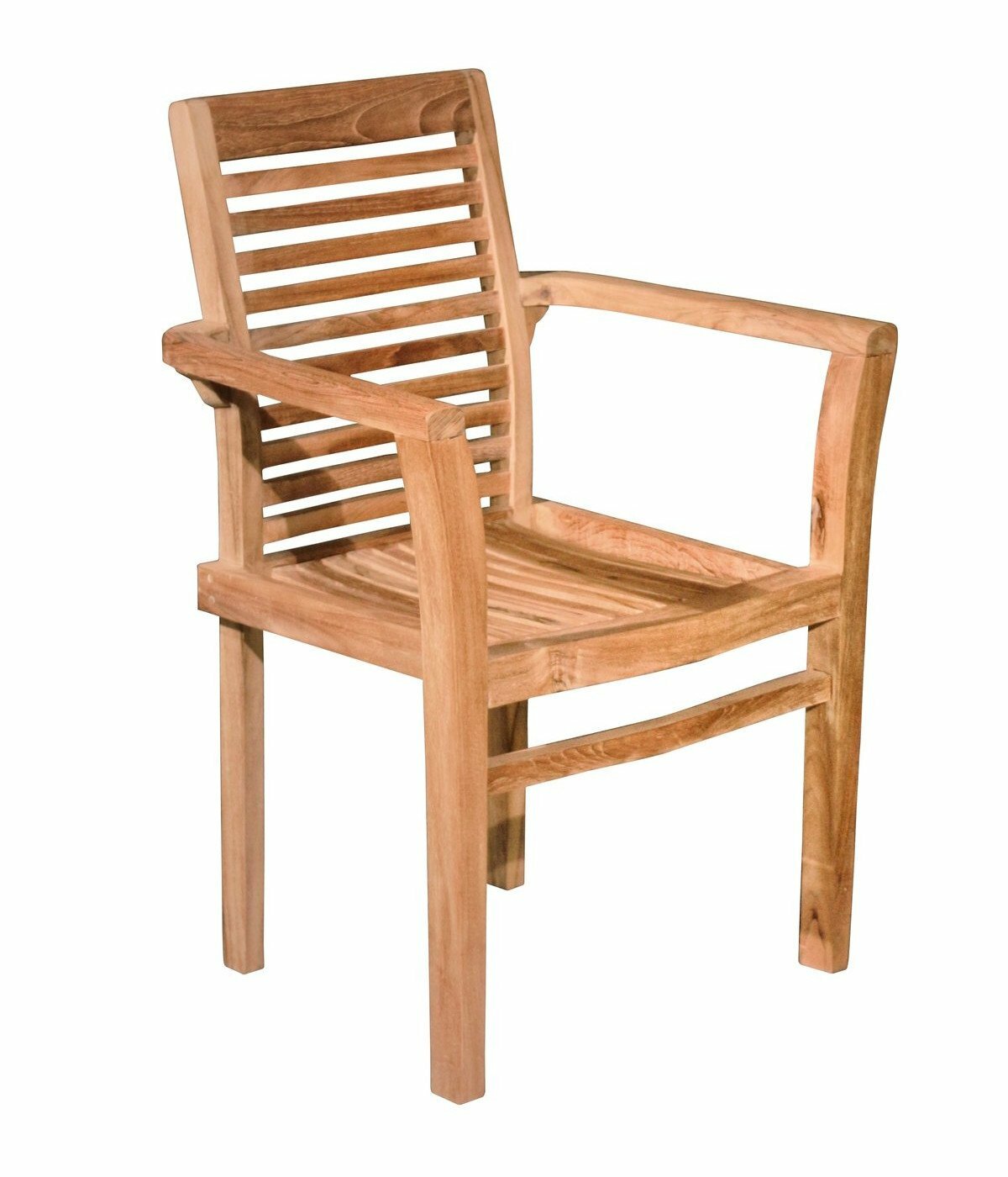 Stacker | Stapelbare Teak Tuinstoel | Set van 4 - SC035 - 4 stuks
