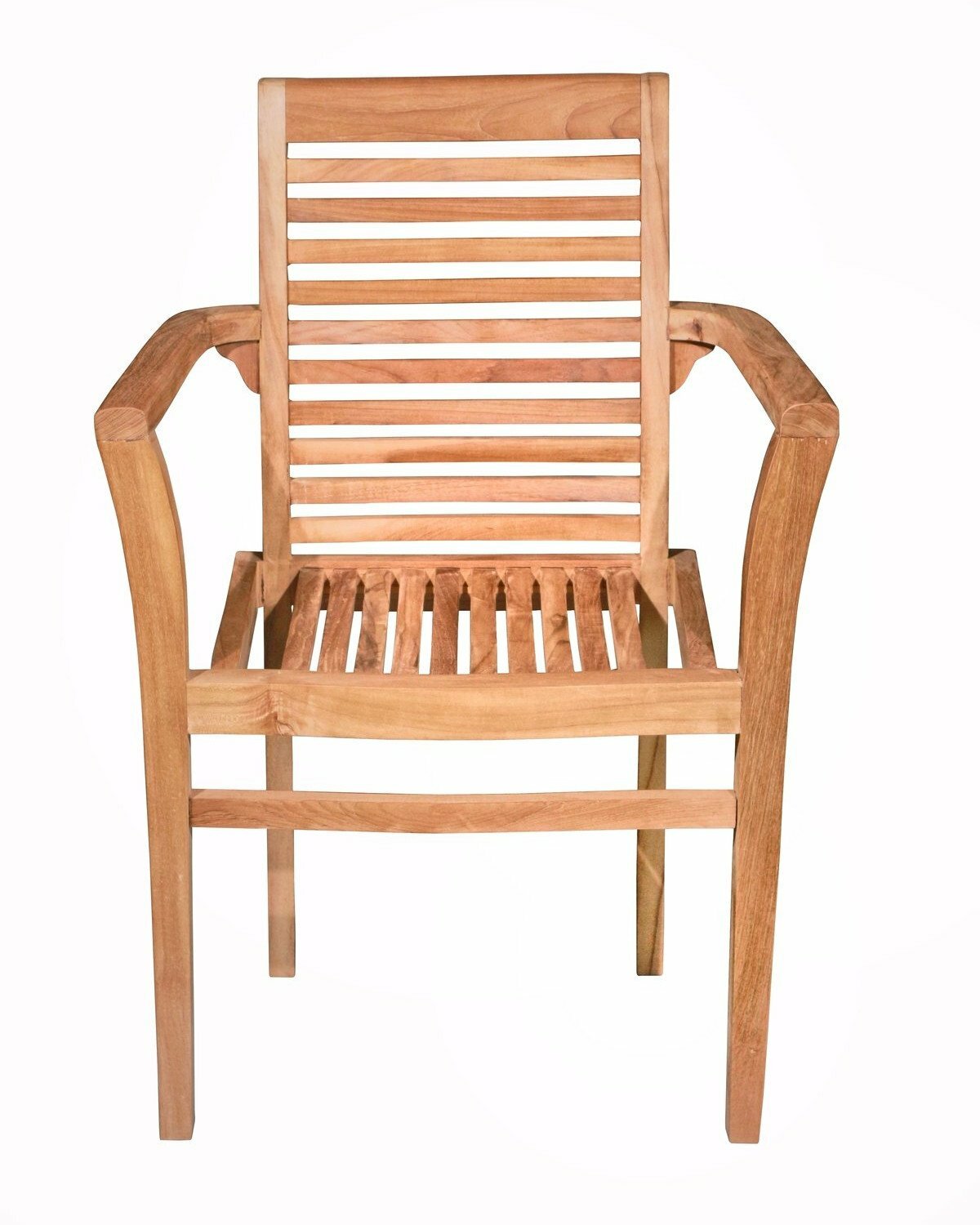 Stacker | Stapelbare Teak Tuinstoel | Set van 4 - SC035 - 4 stuks