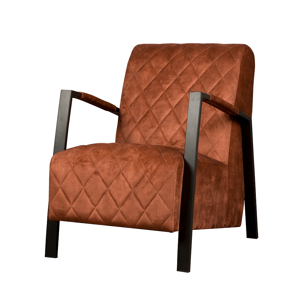 Villa Fauteuil copper bruin