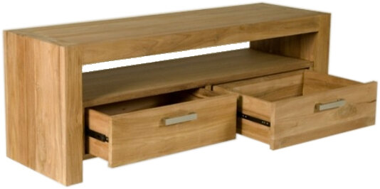 Cube - Teak TV Meubel | 150x47x55 - NV01
