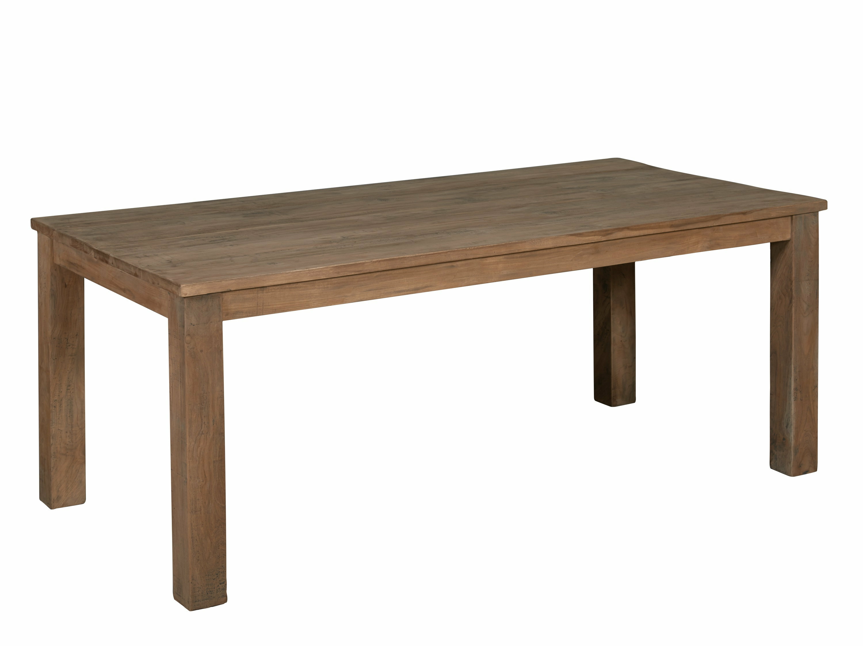 Genua | Teak Eettafel | 140x80x78 | Black Wash - TWR-PF0072