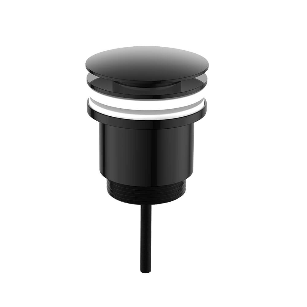 Regn pop-up wastafelafvoerplug - gunmetal black PVD