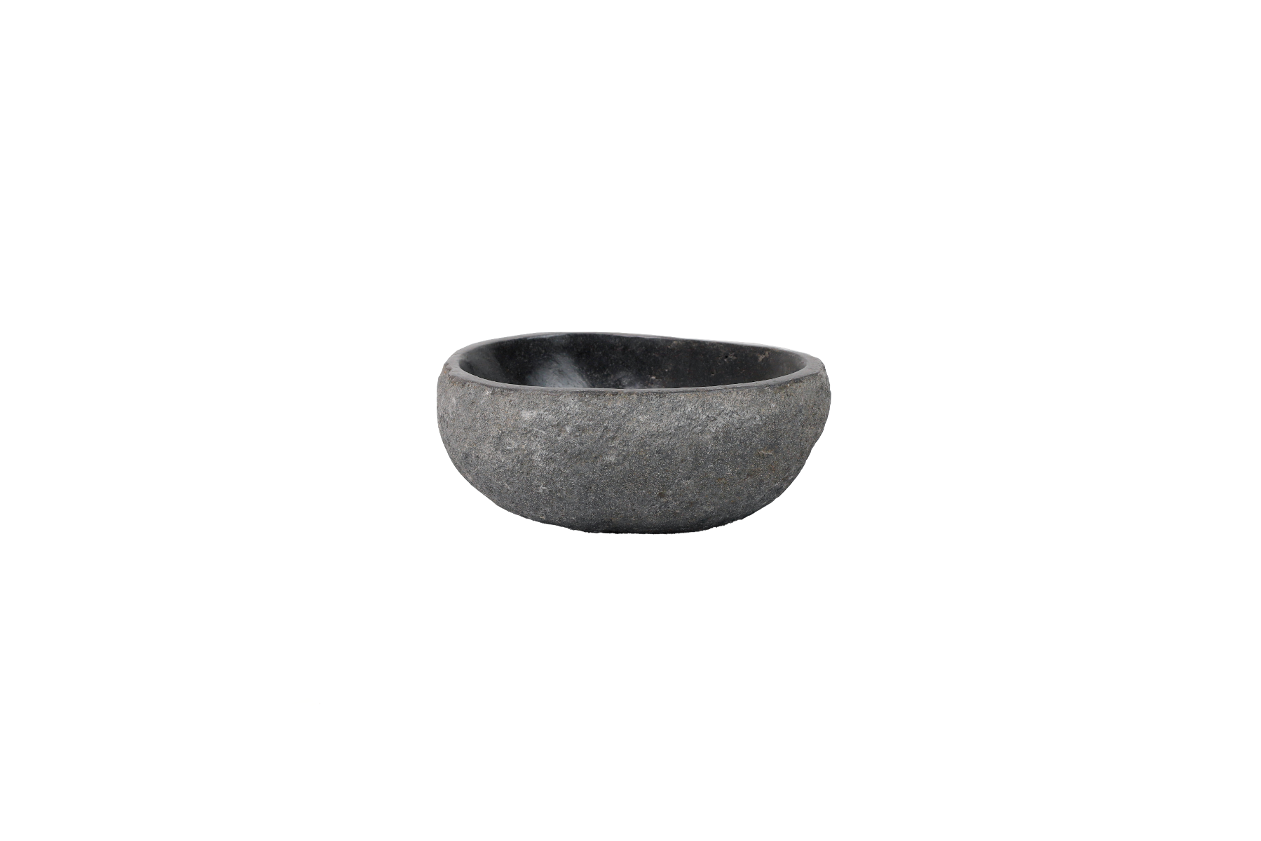Natuurstenen waskom Teakea 29x23x13 cm - uniek, natuurlijk en compact badkamerdesign
