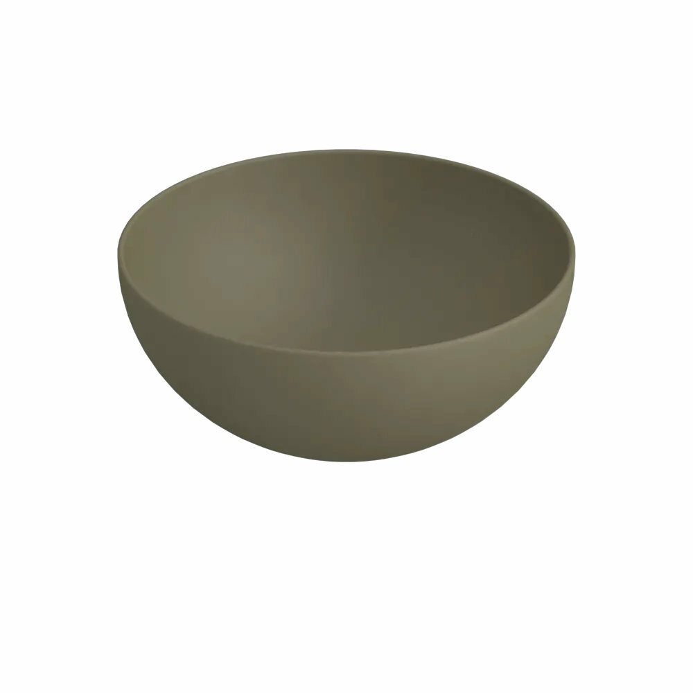 Blinq Couleur opzetwastafel rond 40cm rond - woud