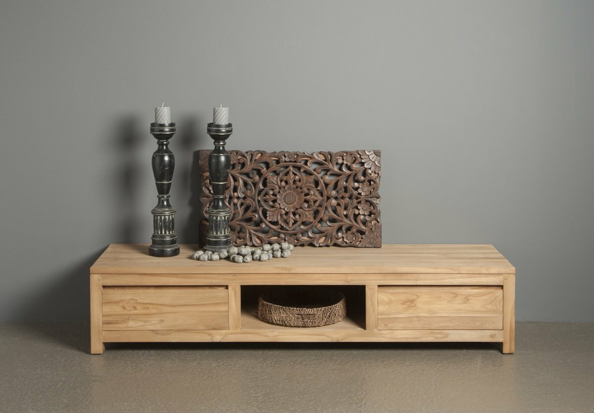 Corona | Teak TV meubel | 180x50x37 - TWR-JN0222