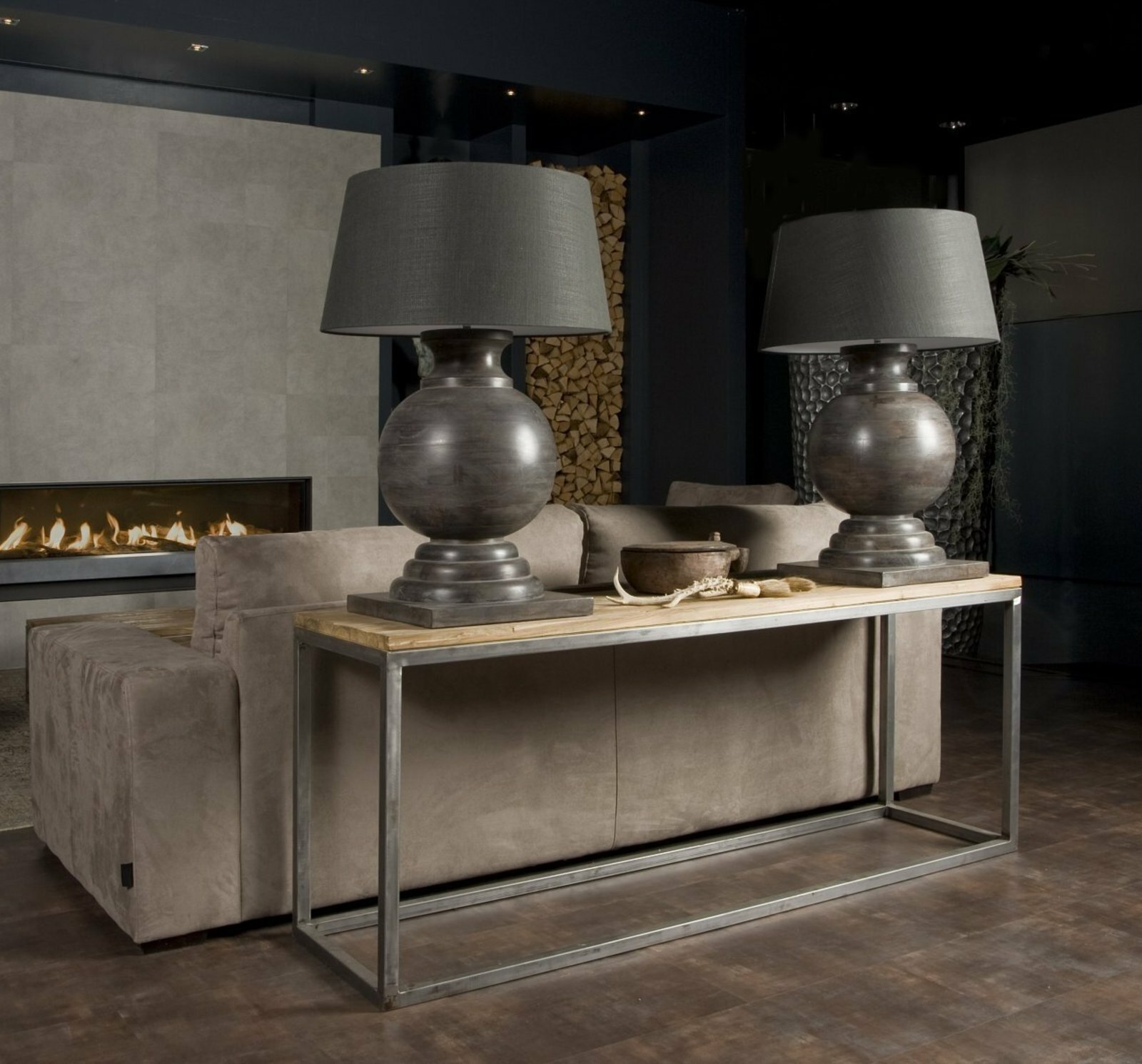 Venetië | Industriëel Wandtafel Dressoir | 180x40x70 - TWR-PF0048