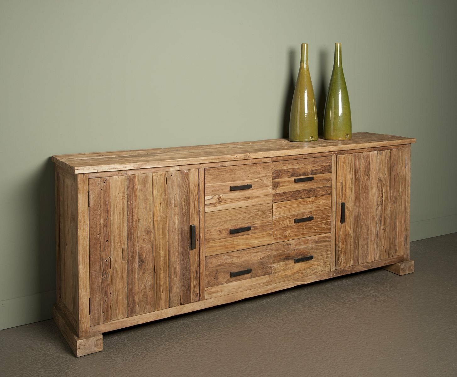 Lorenzo | Teak Dressoir | 220x45x90 - TWR-SS0851