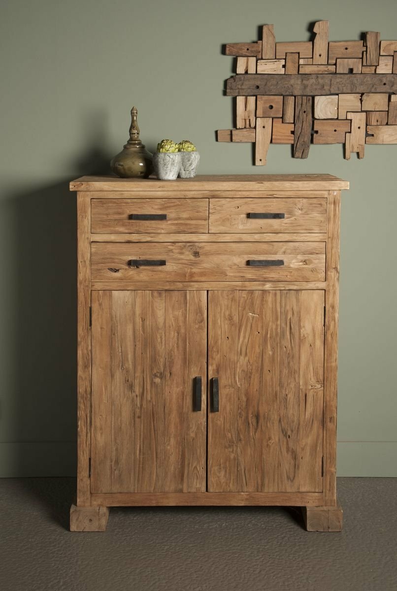 Lorenzo | Teak Kamerkast | 100x45x130 - TWR-SS0854