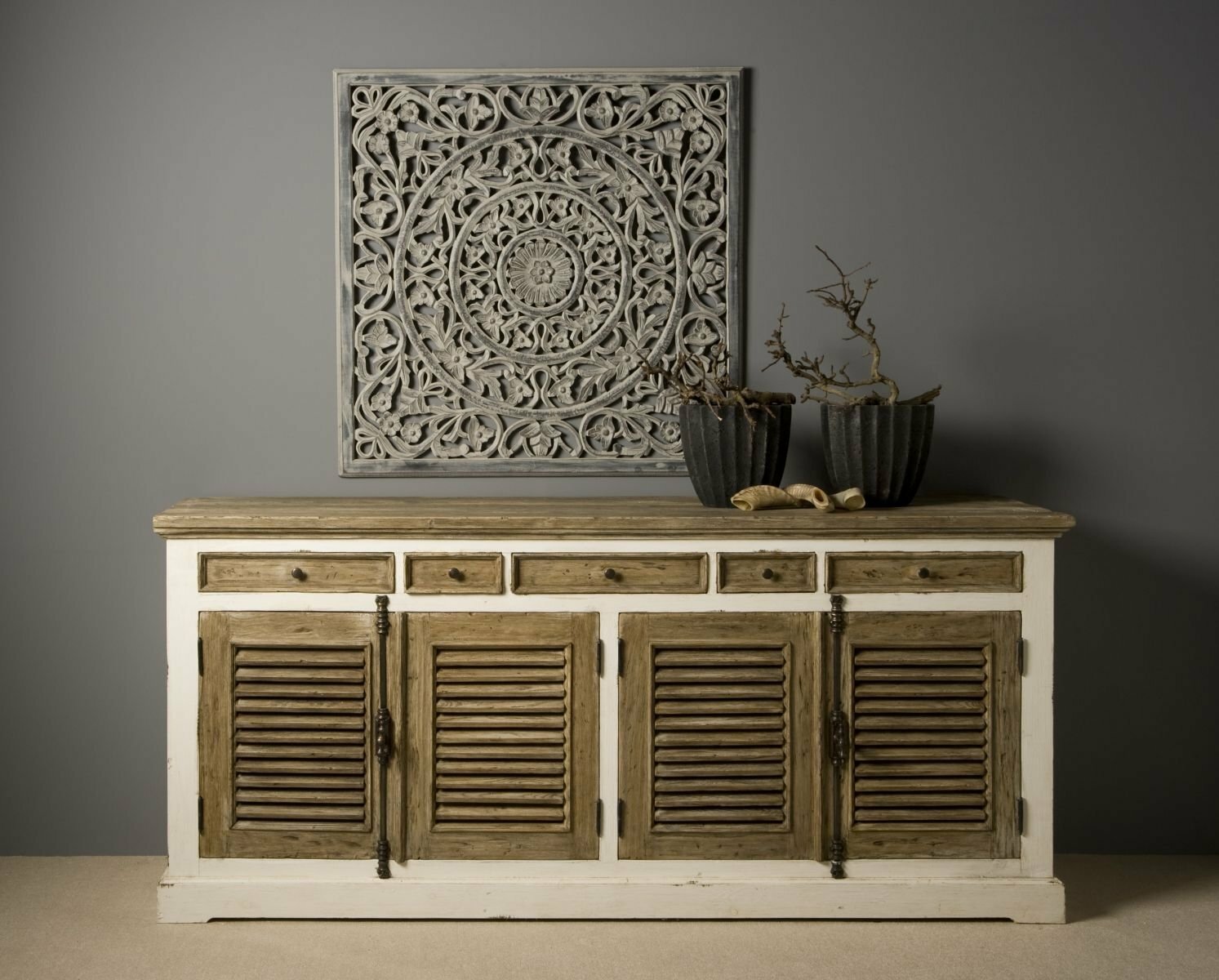 Amanda dressoir 4 deuren / 5 laden | 200x50x90 - TWR-TD0010