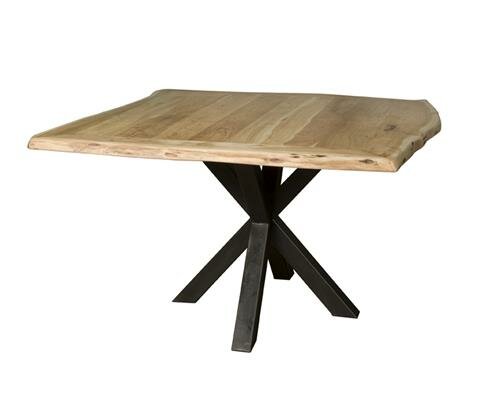 Soria Acacia Boomstamtafel | 130x130 | 4 blad - TWR-SG0063