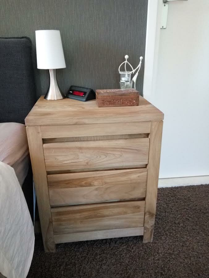Corona | Teak Nachtkastje | 50x40x63 - TWR-AJ0033