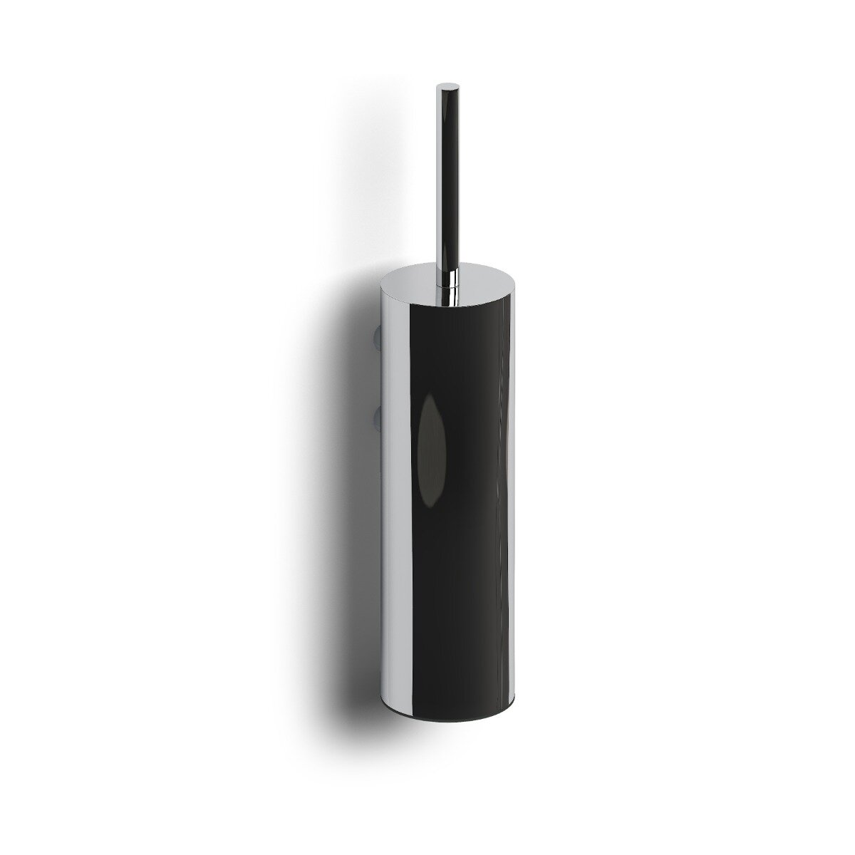 Clou - Sjokker Toiletborstelgarnituur, Wandmodel, Chroom