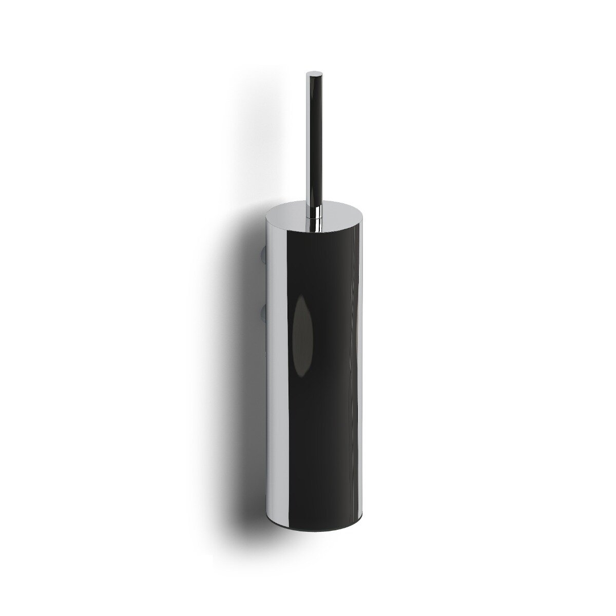 Clou - Sjokker Toiletborstelgarnituur, Wandmodel, Chroom, Overdoos Van 6 Stuks