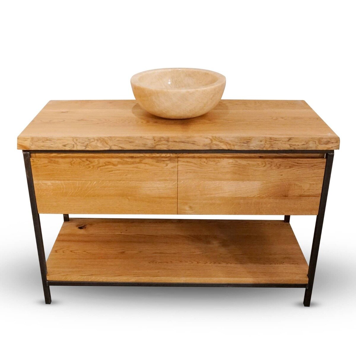 Eiken Badmeubel Trunk | Meerdere Afmetingen - TK-BM-TRUNK