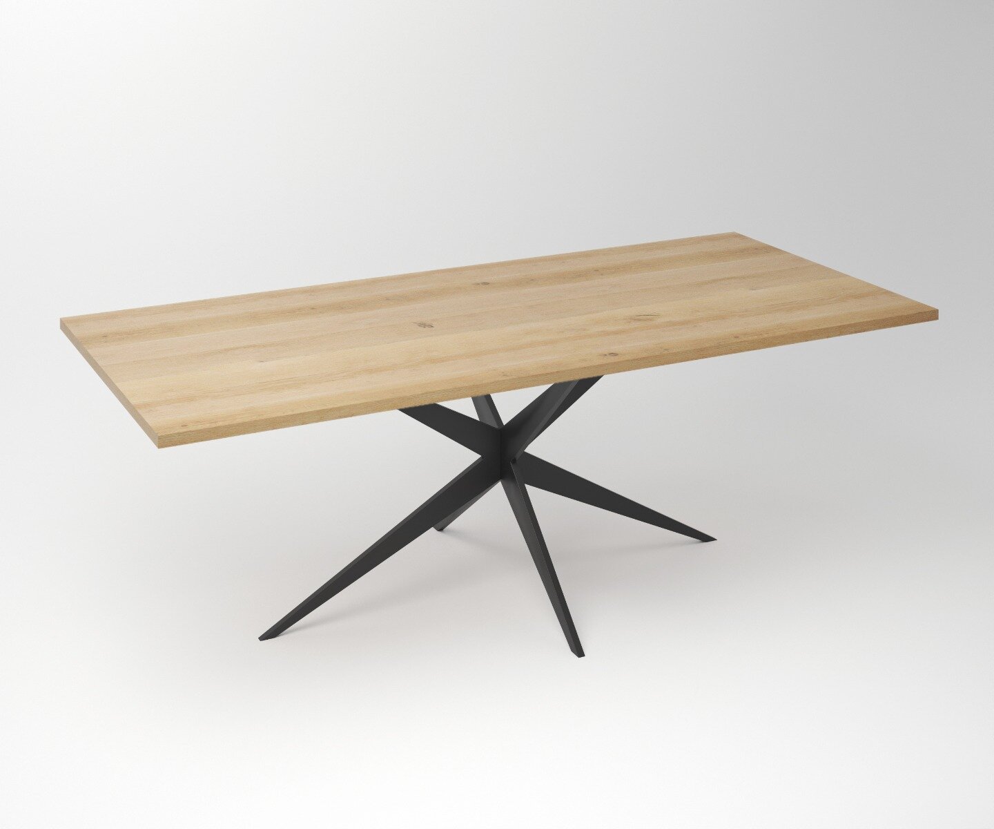 Eiken Tafel 3 cm Tafelblad | Fantasy Rex Frame