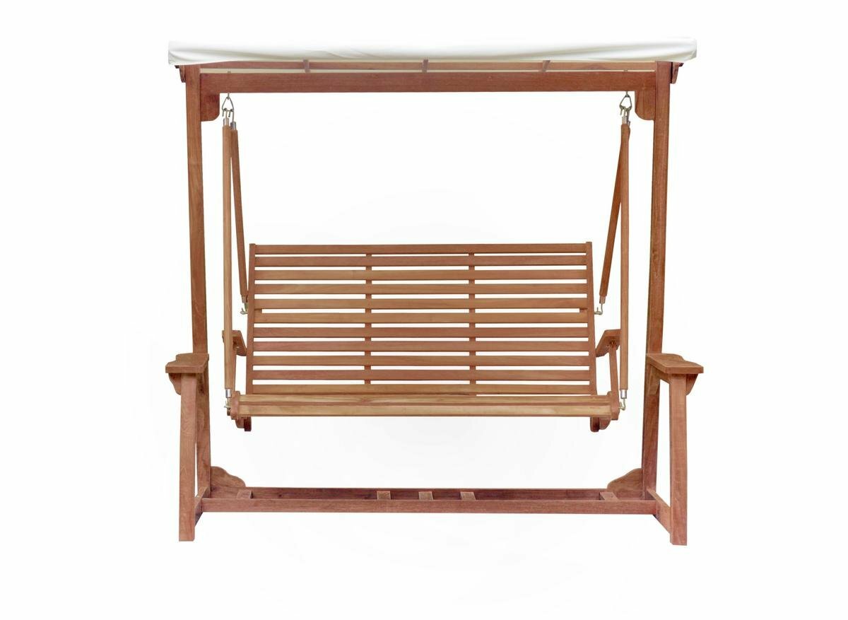 Teak Schommelbank | 2/3-zits | 120 Breed - SB 044 - 120 cm