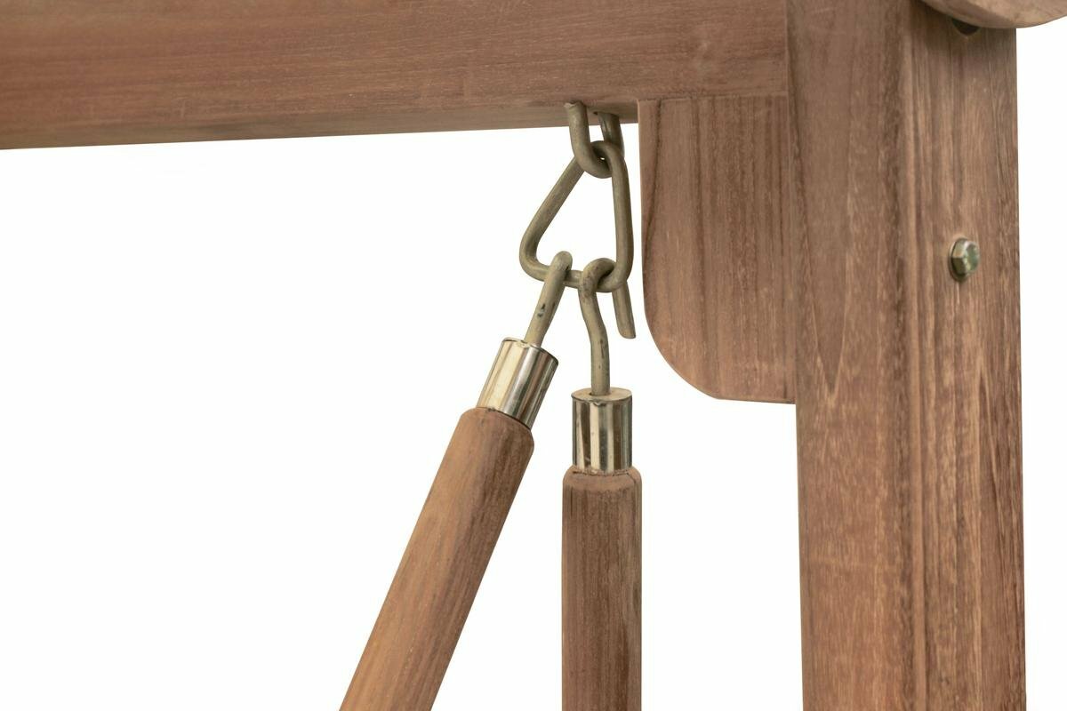 Teak Schommelbank | 2/3-zits | 120 Breed - SB 044 - 120 cm