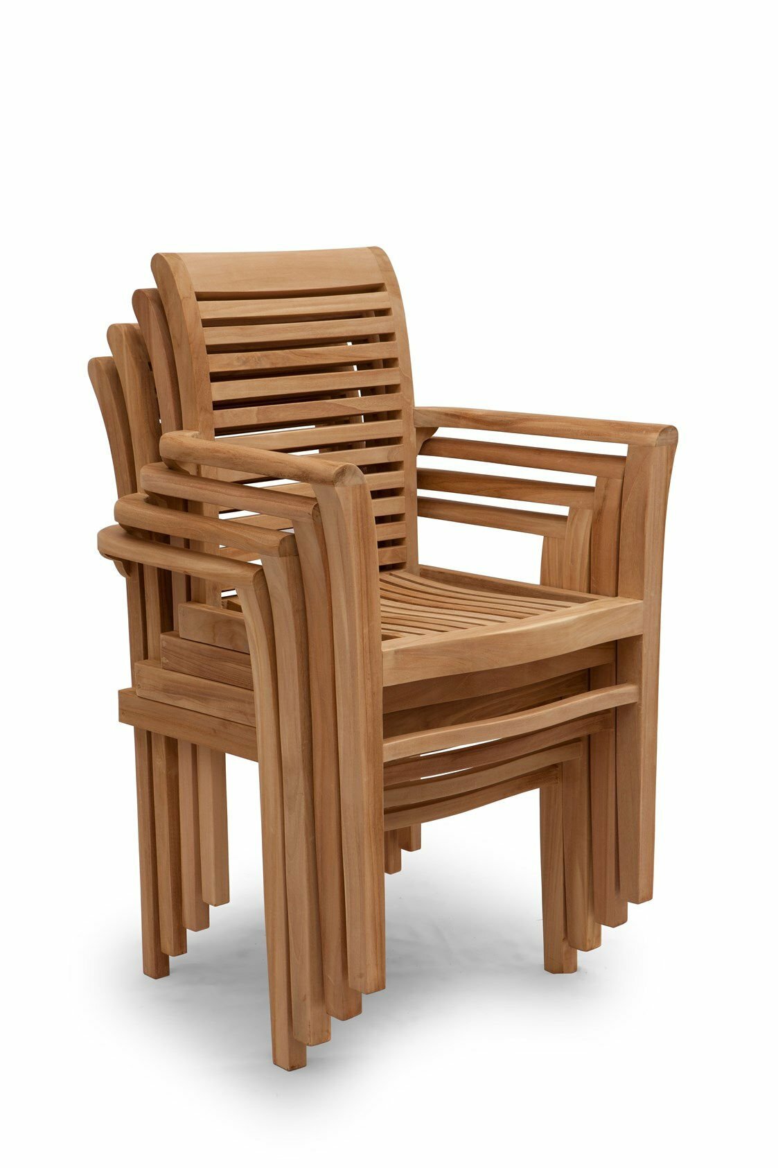 Stacker | Stapelbare Teak Tuinstoel - SC035