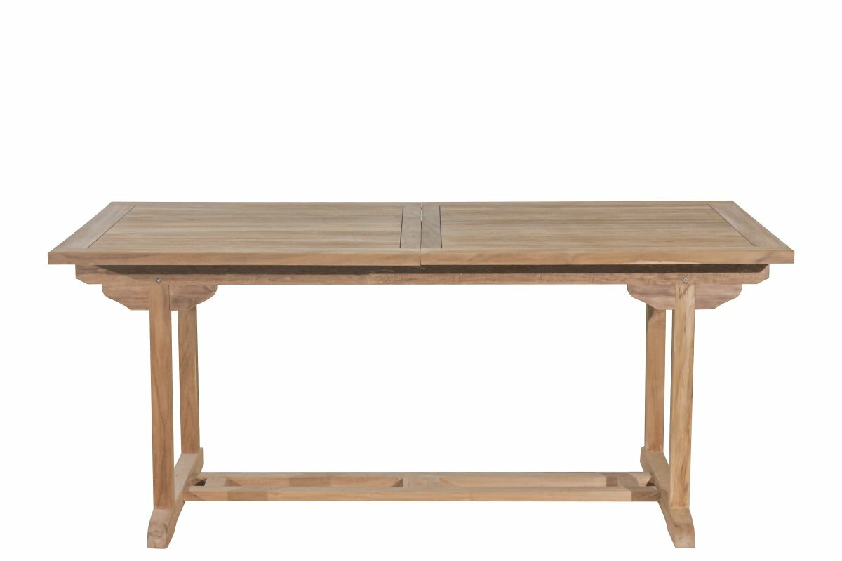 Uitschuifbare Tuintafel Teakhout | Rechthoekig | 180-240x100x75 - ST008