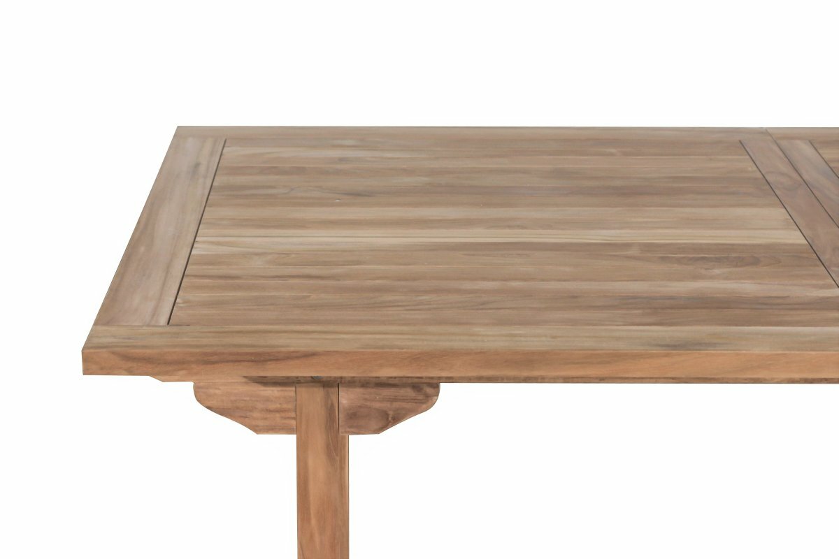Uitschuifbare Tuintafel Teakhout | Rechthoekig | 180-240x100x75 - ST008