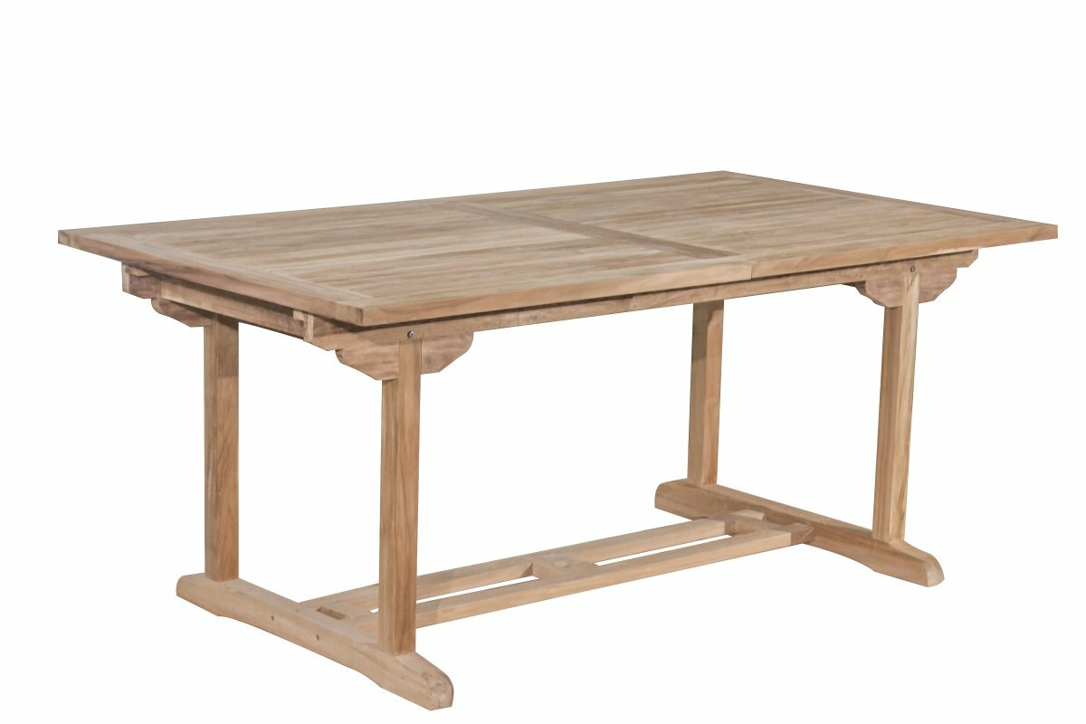 Uitschuifbare Tuintafel Teakhout | Rechthoekig | 180-240x100x75 - ST008