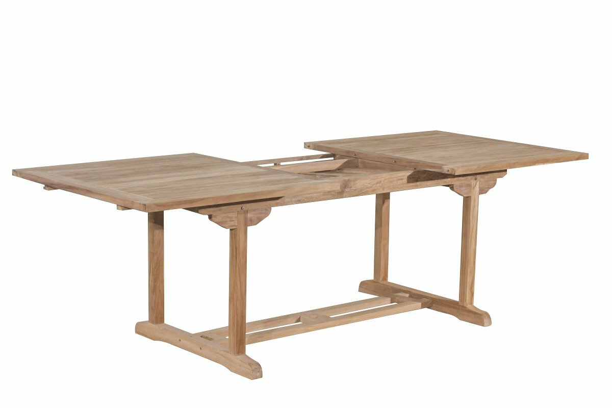 Uitschuifbare Tuintafel Teakhout | Rechthoekig | 180-240x100x75 - ST008