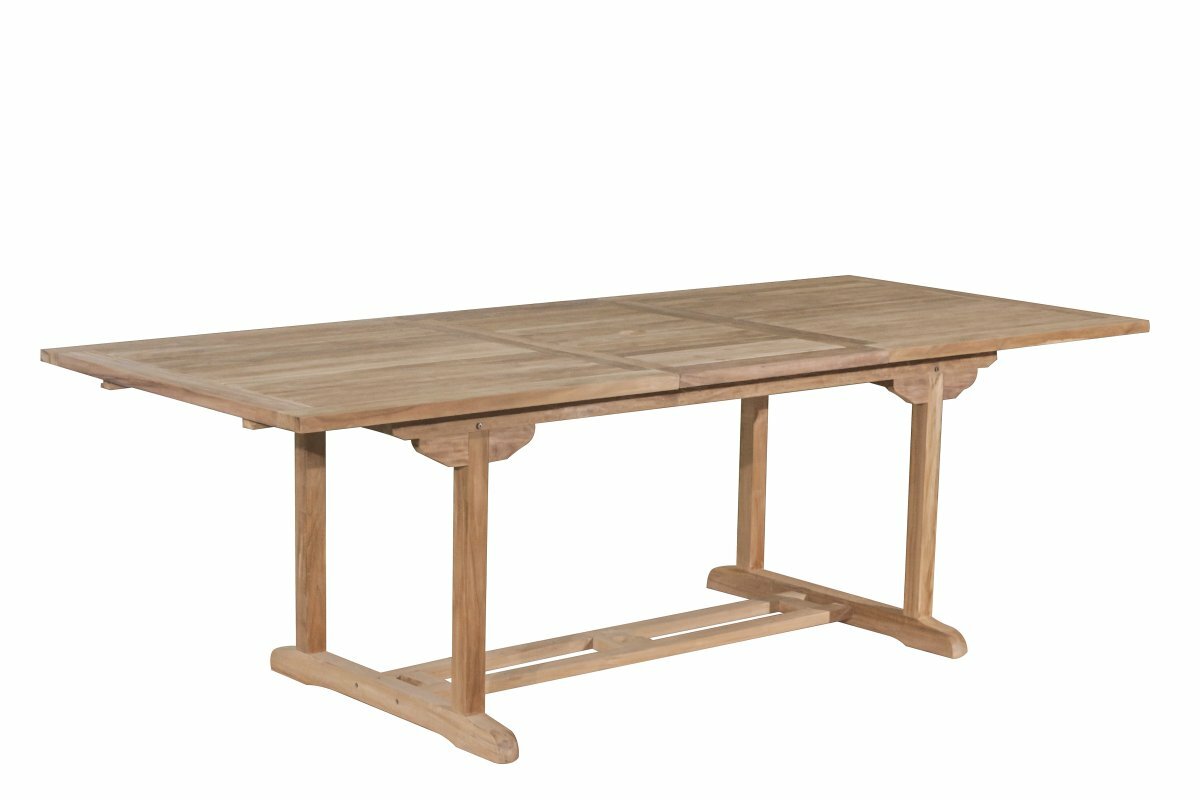 Uitschuifbare Tuintafel Teakhout | Rechthoekig | 180-240x100x75 - ST008
