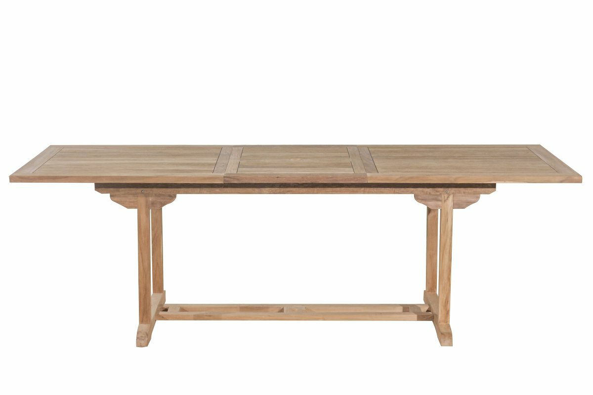 Uitschuifbare Tuintafel Teakhout | Rechthoekig | 180-240x100x75 - ST008