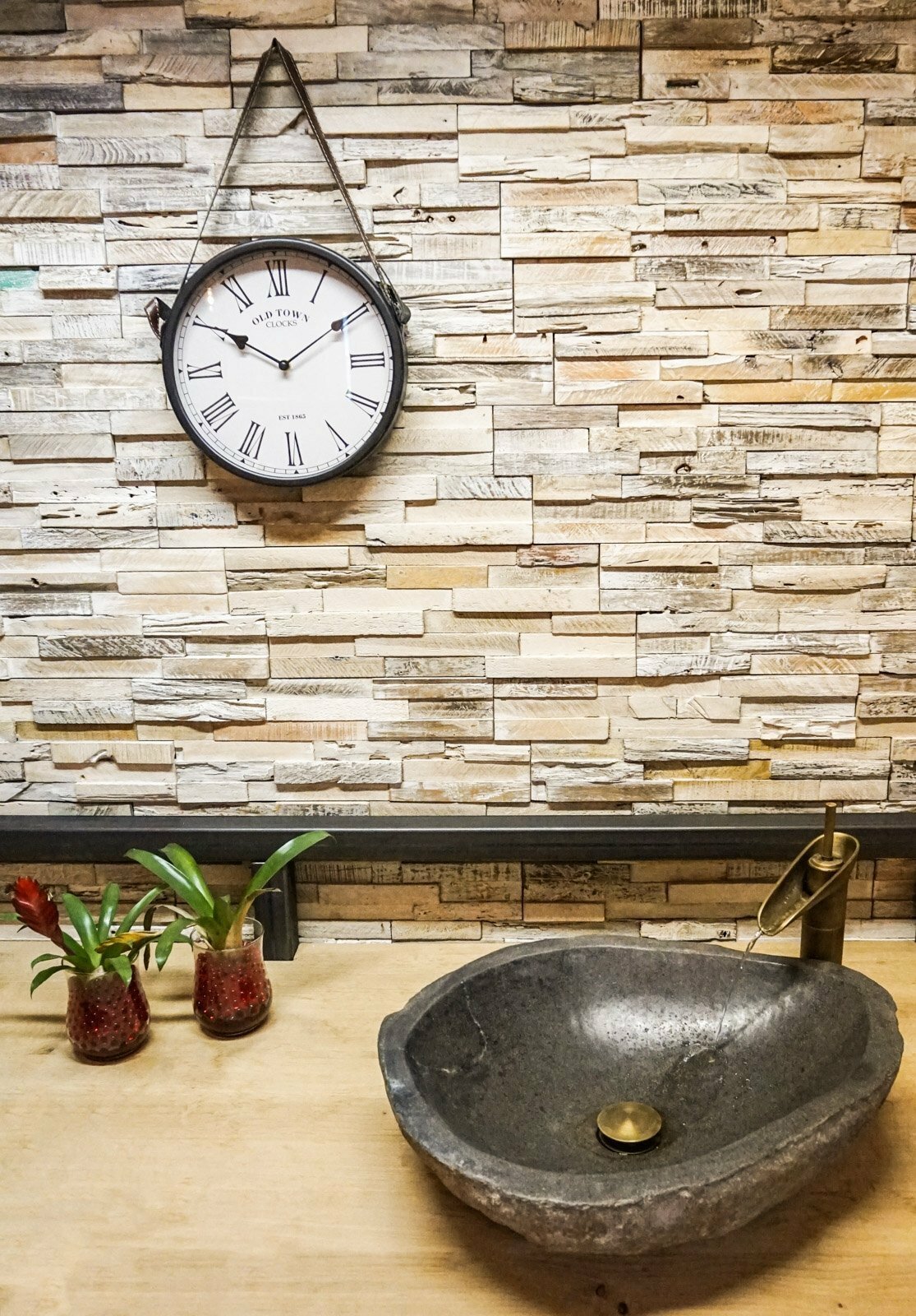 1 Doos Teak plakhout | Whitewash | 18x49.5x2 - DEV-WC-RGW-BOX