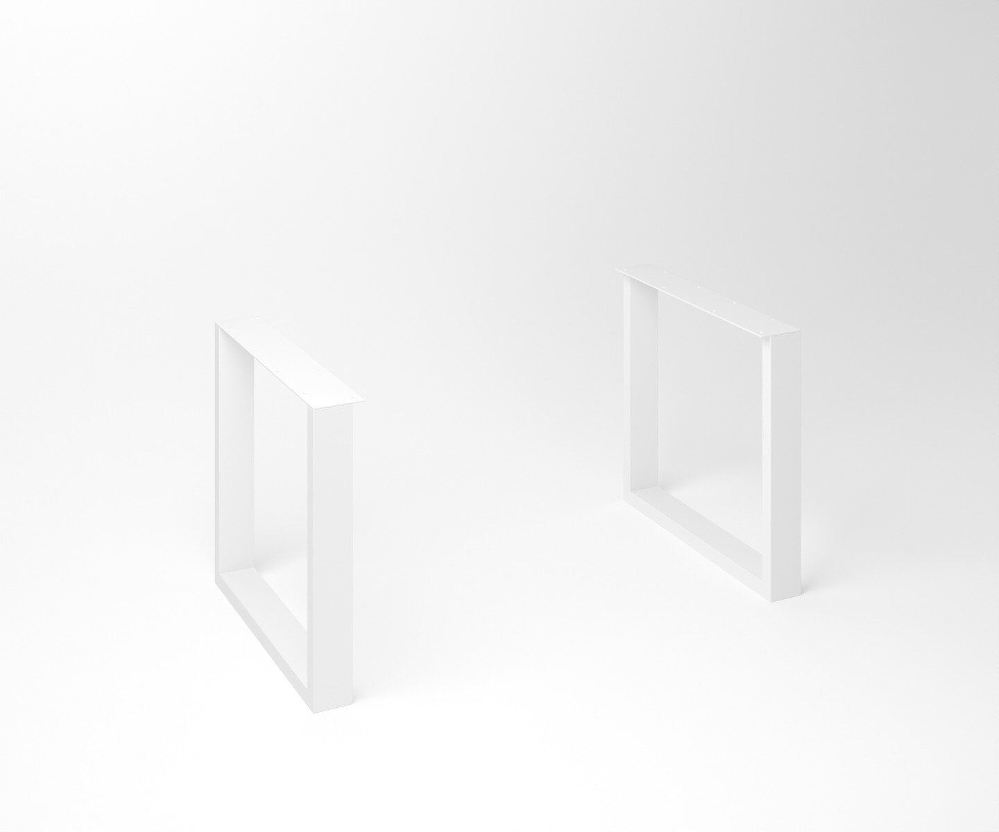 Notenhouten eettafel Duncan | 2-U Fineline Frame White