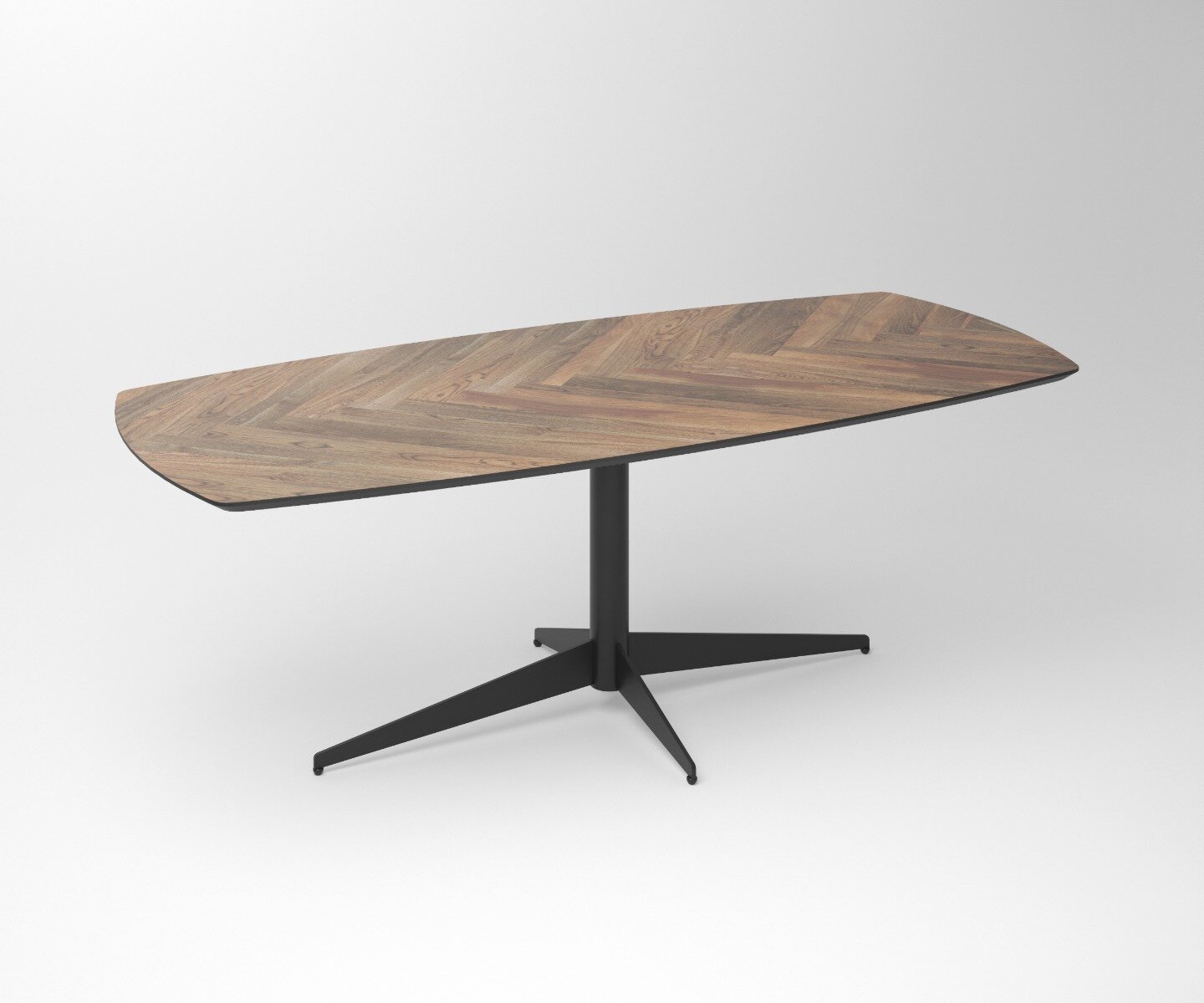 Notenhouten eettafel Tusk | 3-Hercules Frame