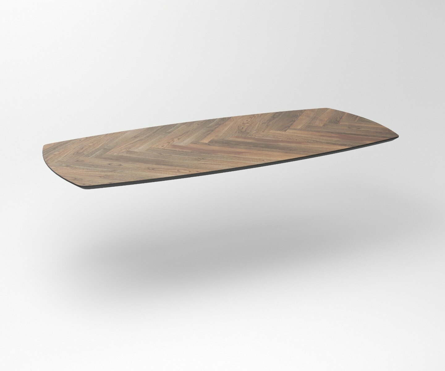 Notenhouten Eettafel Duncan | Exclusief 2-Rex Long Roundline Frame