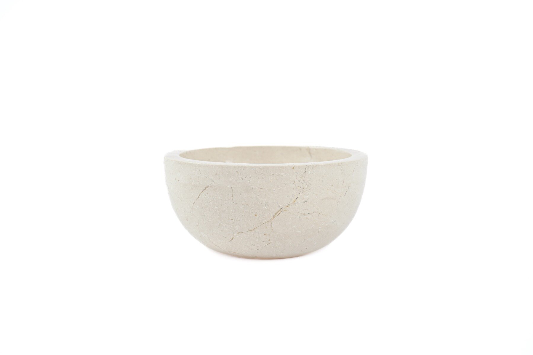 Waskom marmer wit 30 cm rond